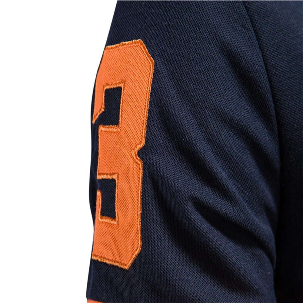 Embroidered Giraffe Polo Shirt