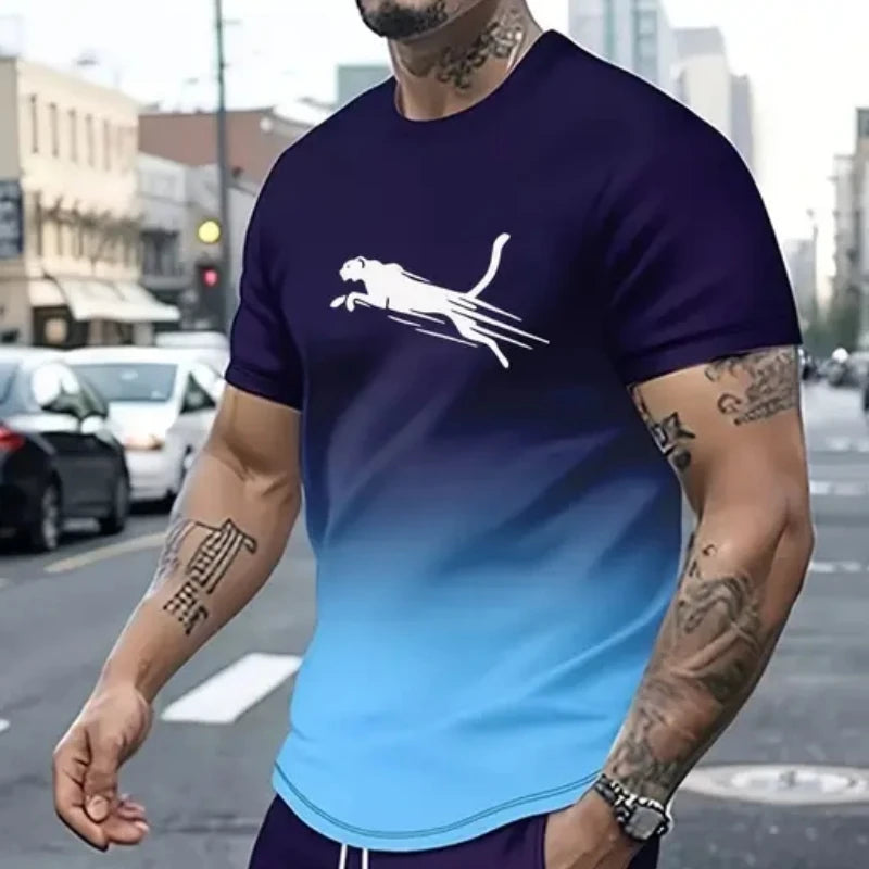 Animal Print 3D T-Shirt