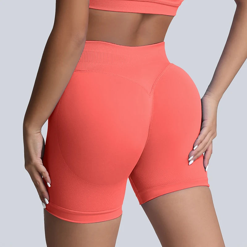 High Waist Scrunch Butt Gym Shorts