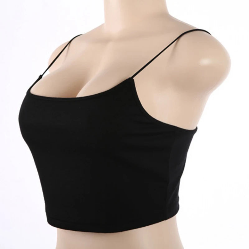 Seamless Bustier Crop Tee