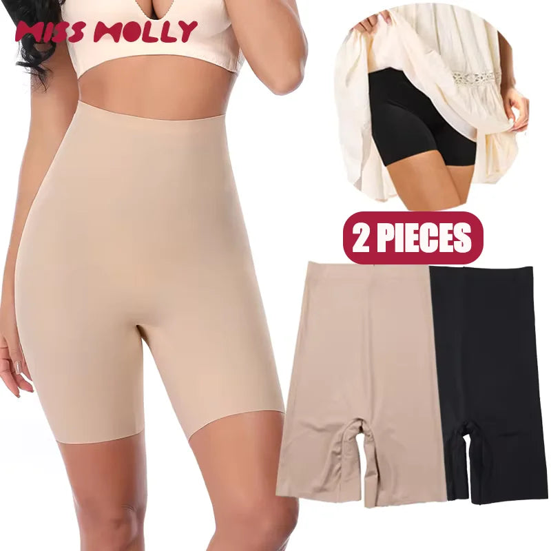 Women's High Waist Anti-Chafing Safety Shorts