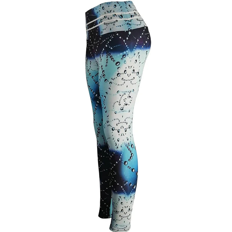 High Waist Printed Yoga Leggings