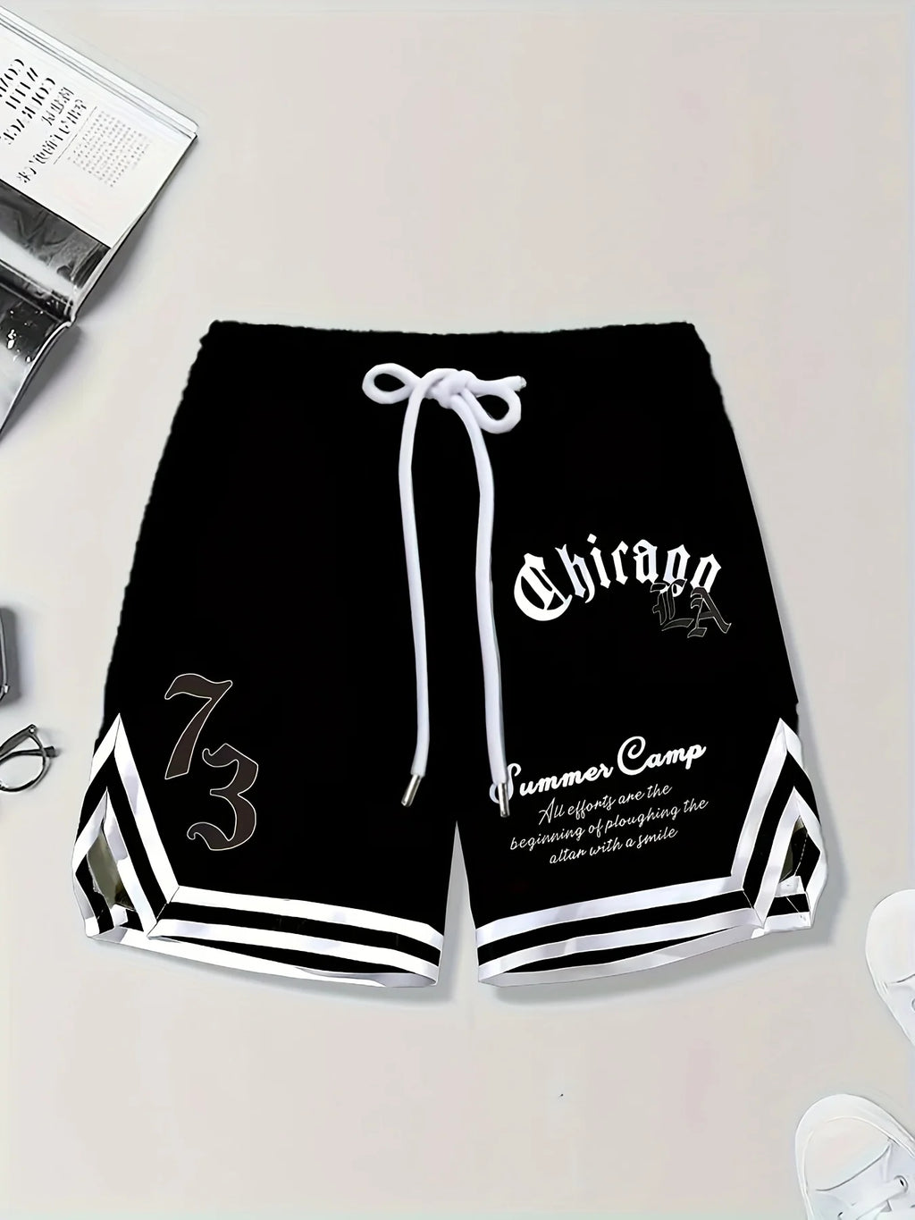 3D Digital Print Casual Shorts