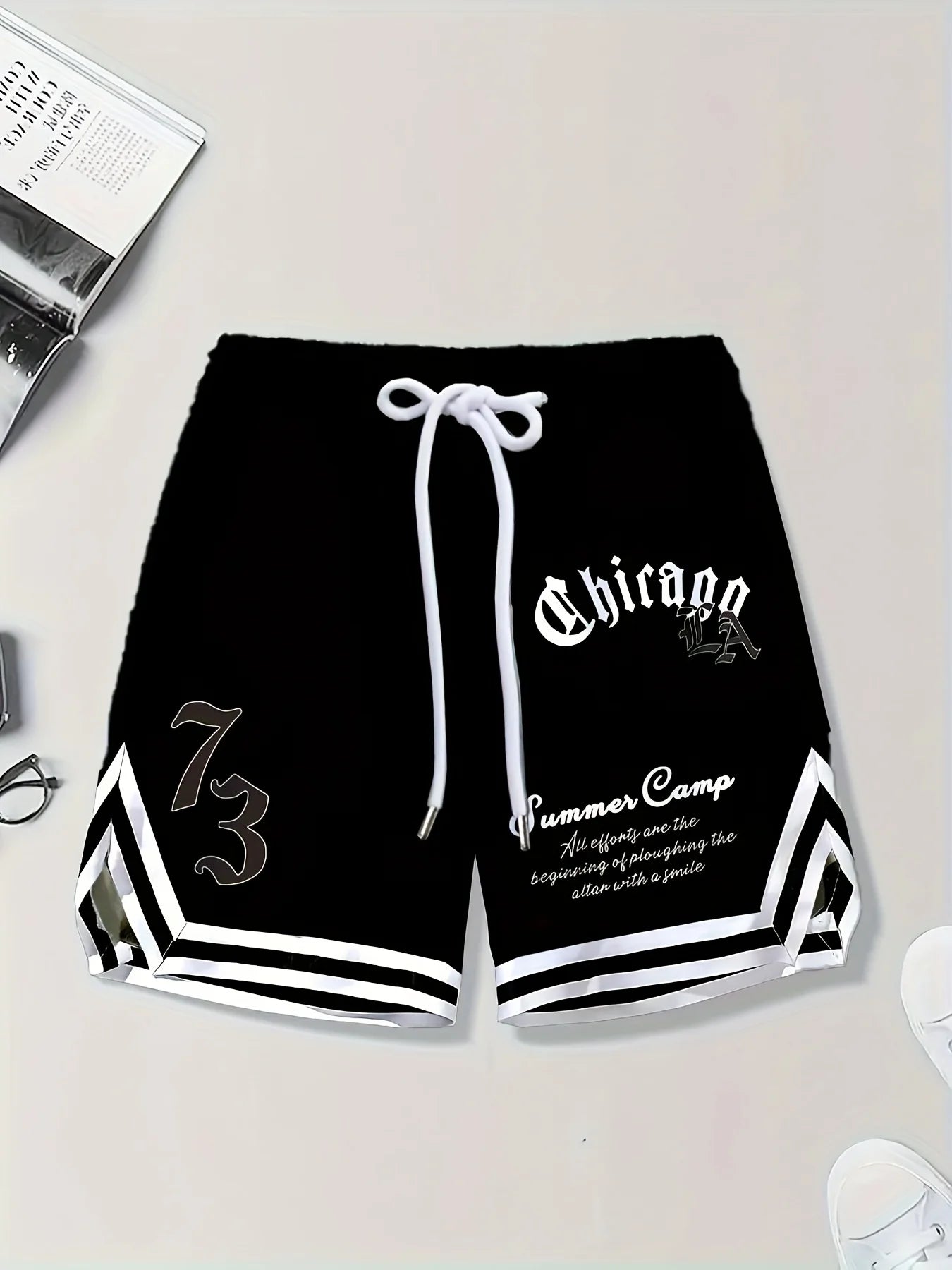 3D Digital Print Casual Shorts