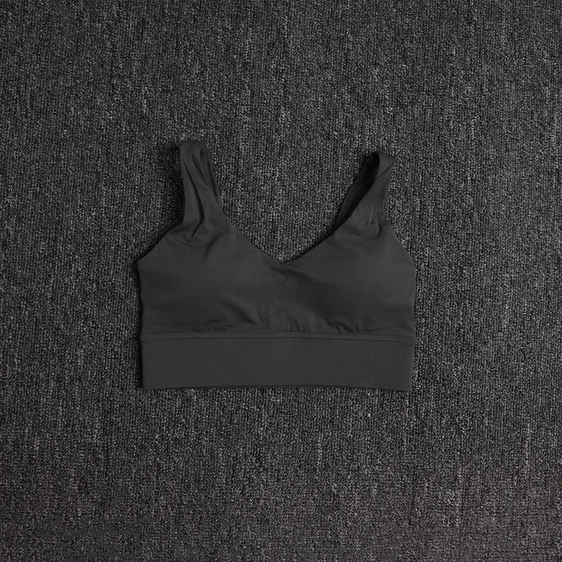 Shockproof Backless Sports Bra