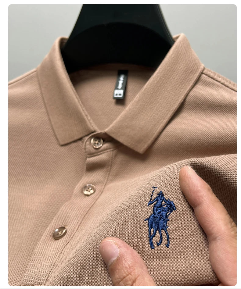 Embroidered Cotton Polo Shirt