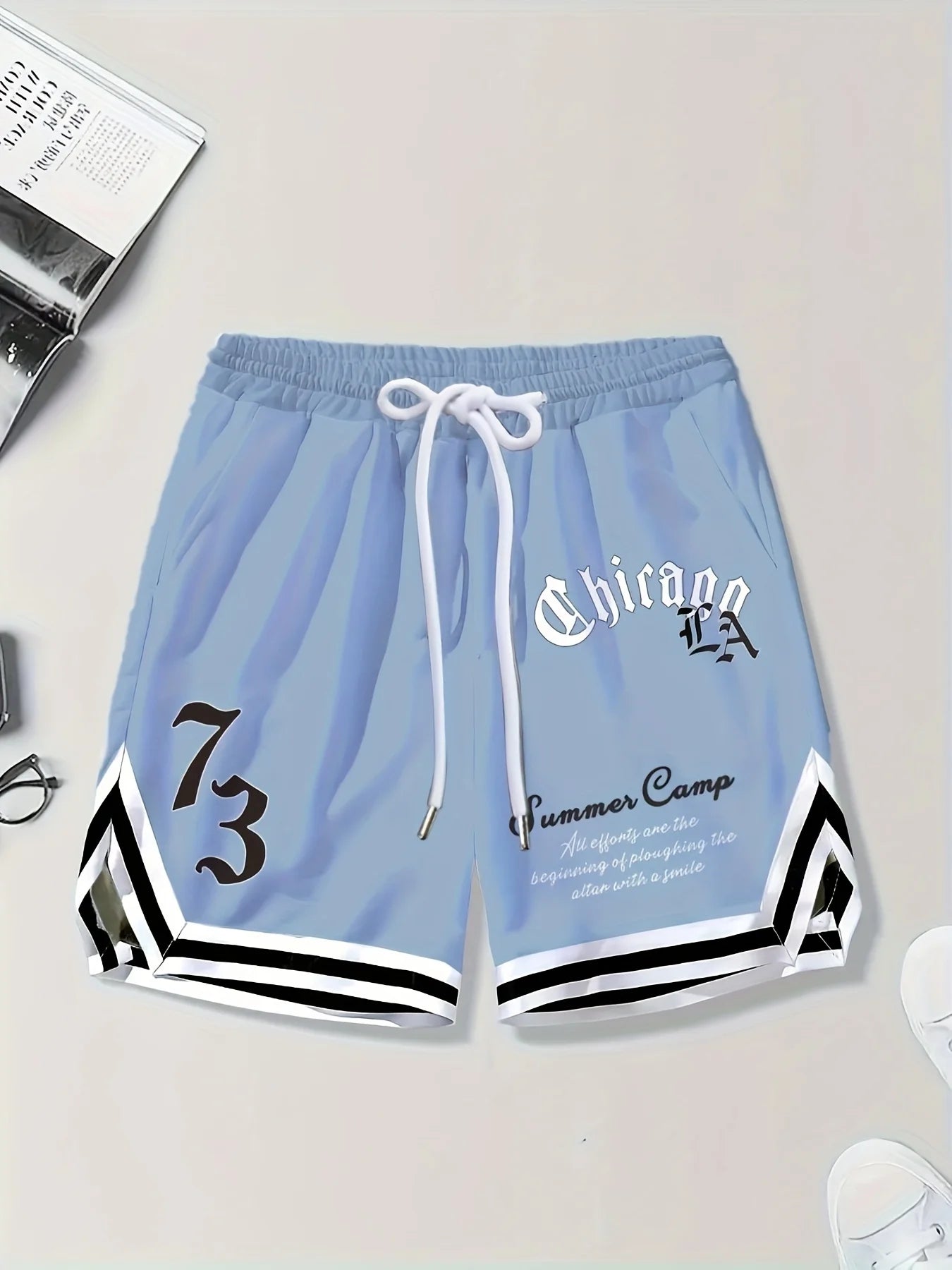3D Digital Print Casual Shorts