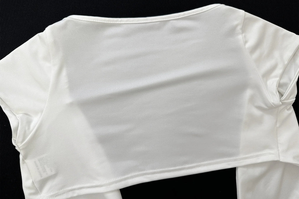 V-Neck Push Up Crop Top