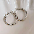 Women's Fashion Big Circle Hoop Earrings