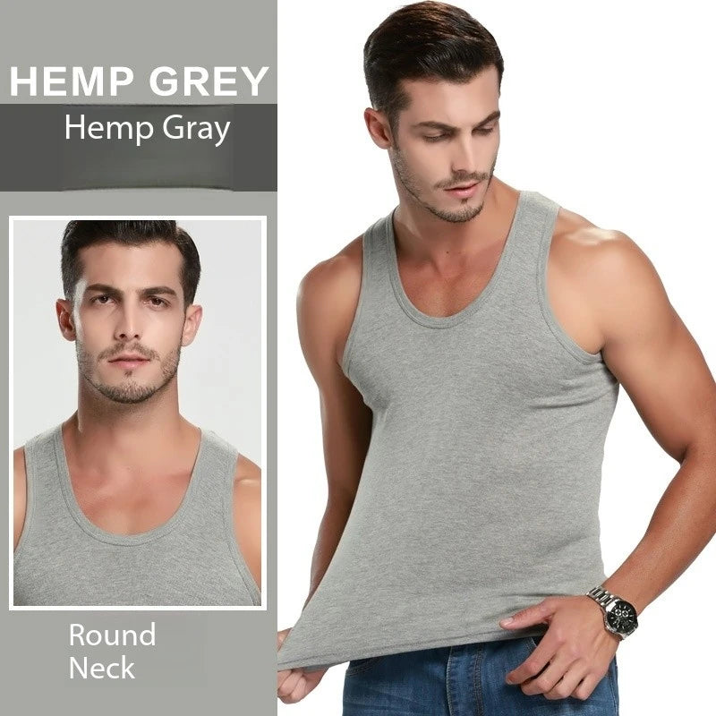 Sleeveless Cotton Fitness Vest