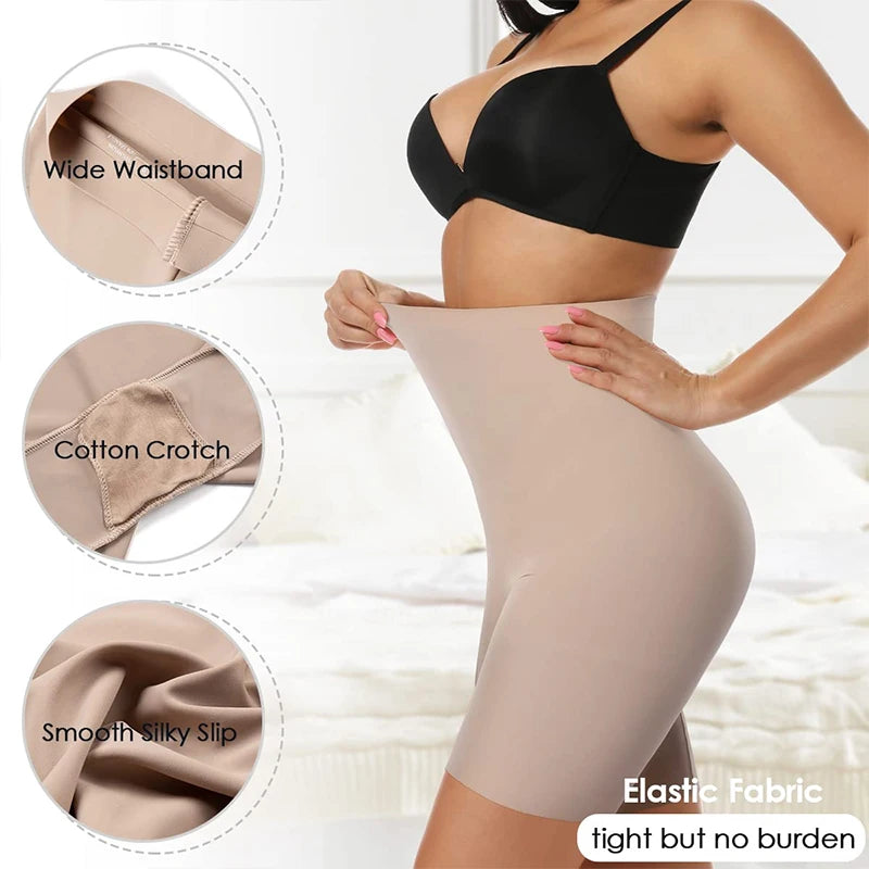Women's High Waist Anti-Chafing Safety Shorts