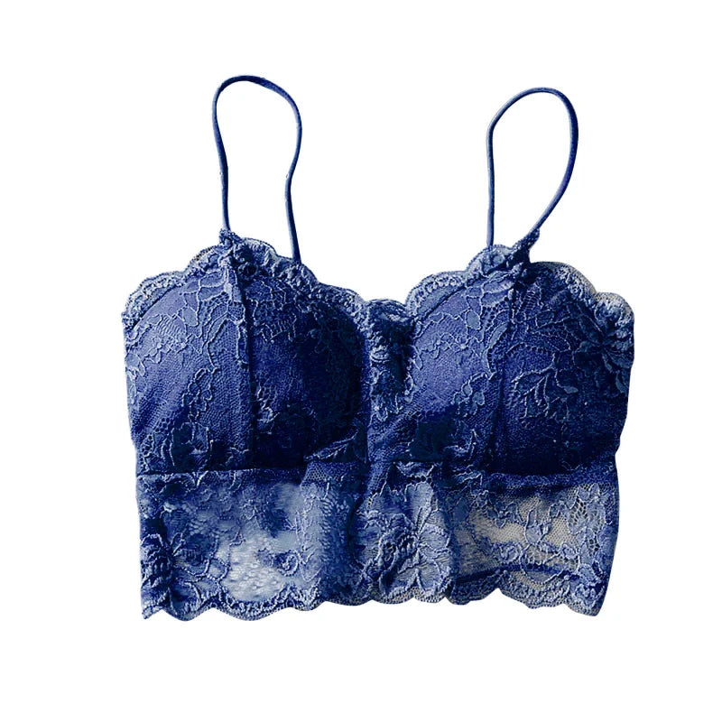 Lace Bralette Bustier Crop Top