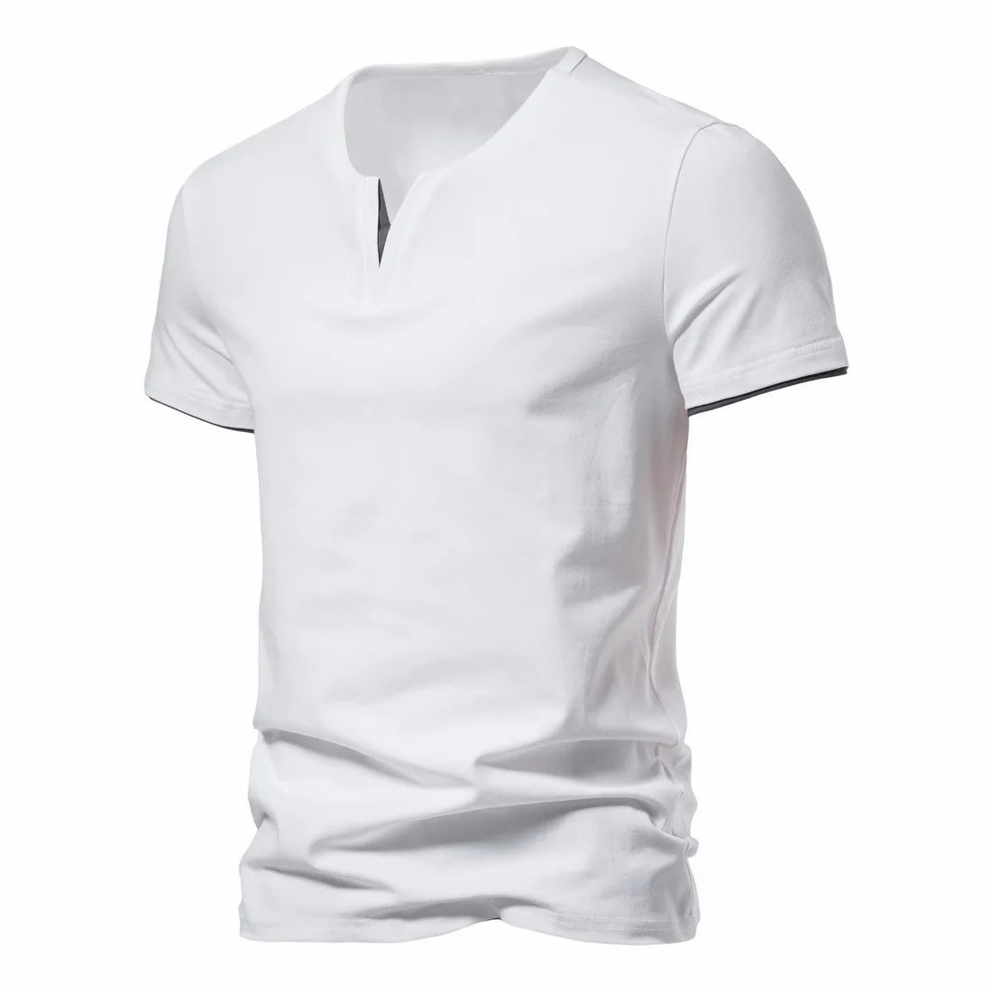 Slim Fit Henley Short Sleeve T-Shirt