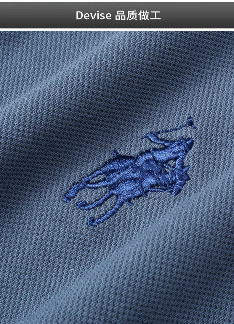 Embroidered Cotton Polo Shirt