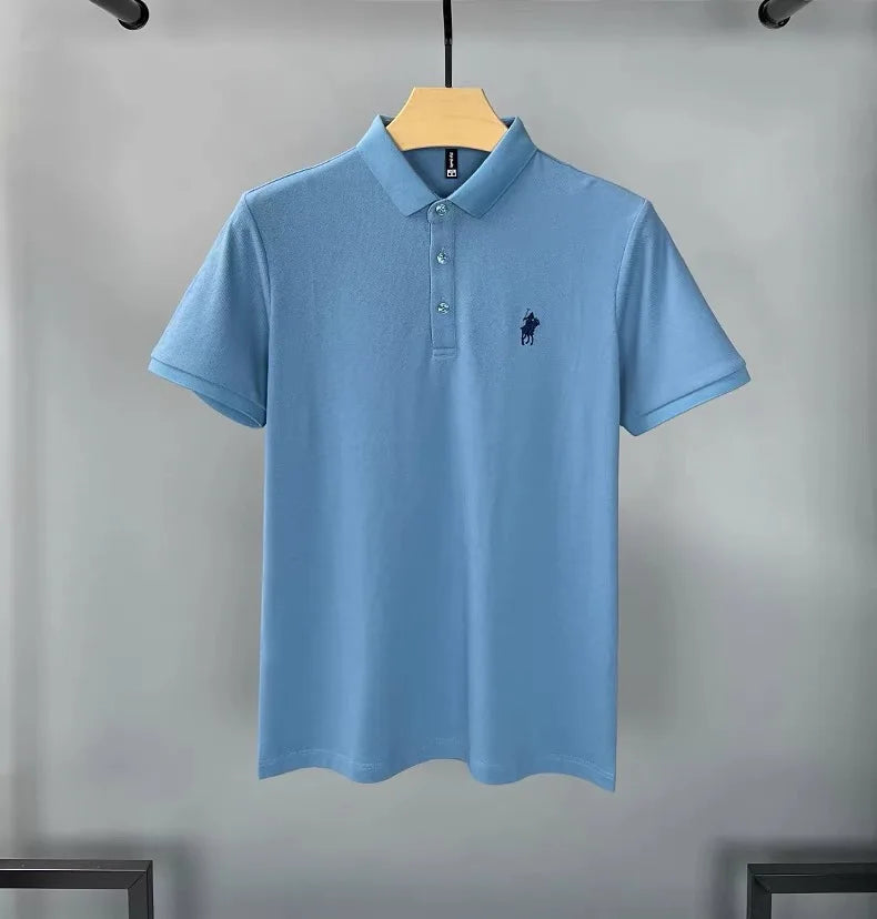 Embroidered Cotton Polo Shirt