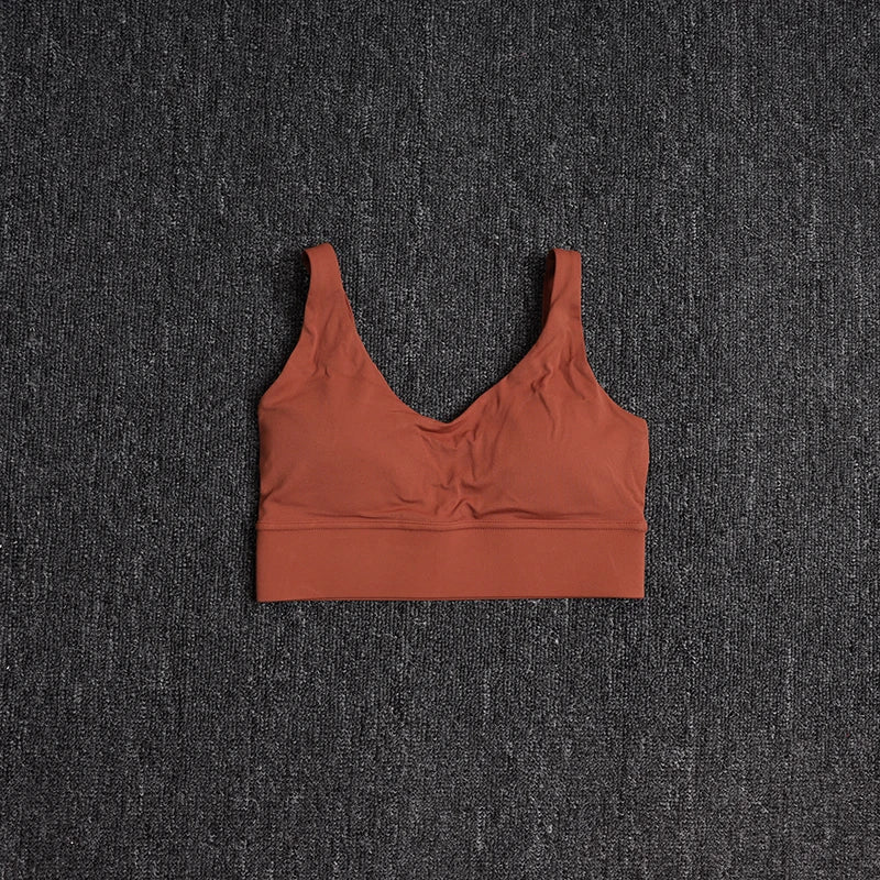 Shockproof Backless Sports Bra