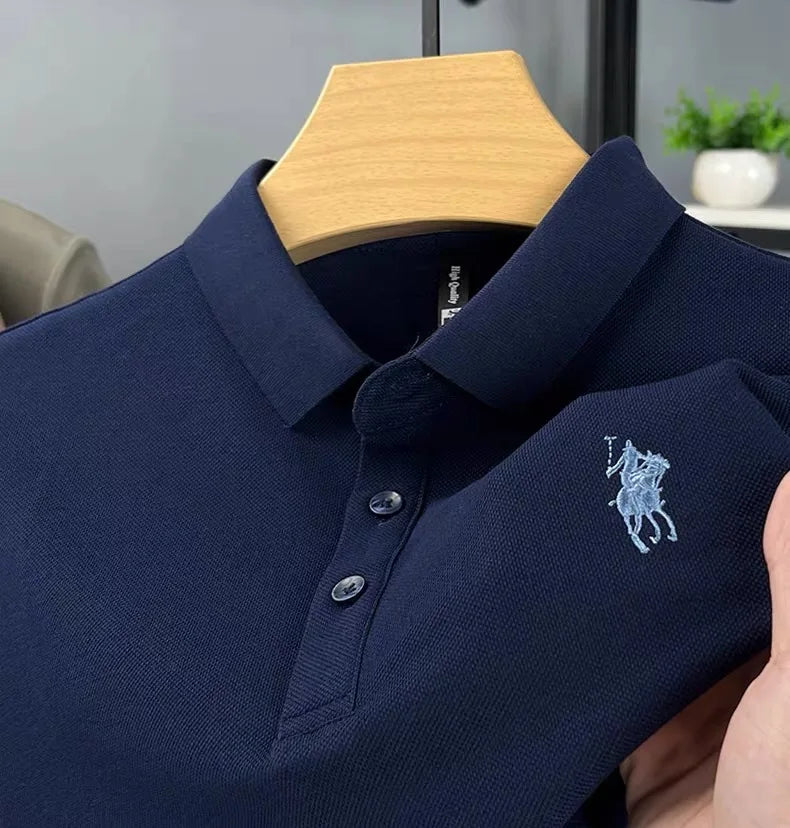 Embroidered Cotton Polo Shirt
