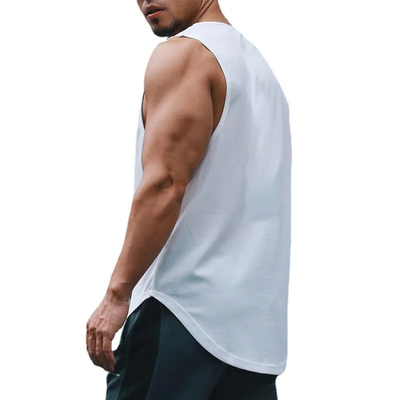 Anime Print Gym Sleeveless Vest