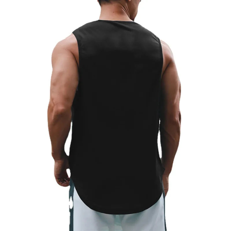 Anime Print Gym Sleeveless Vest