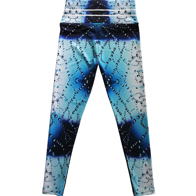 High Waist Printed Yoga Leggings
