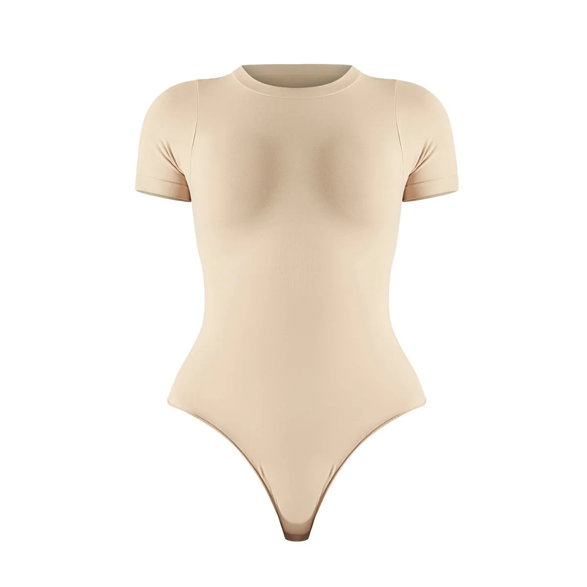 Women's Seamless Shapewear Short-Sleeve Bodysuit