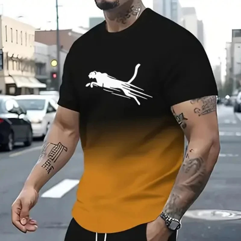 Animal Print 3D T-Shirt