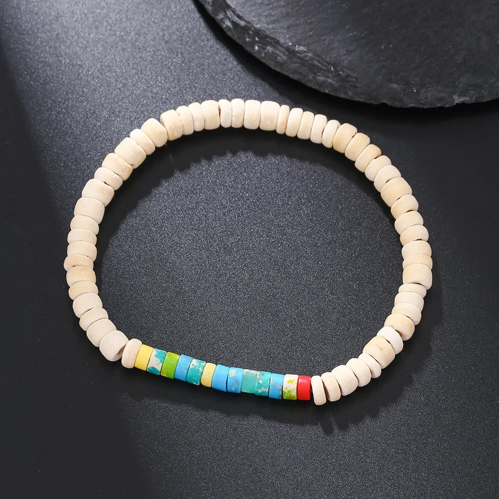 Men's 4mm Handmade Onyx Stone Beaded Bracelet