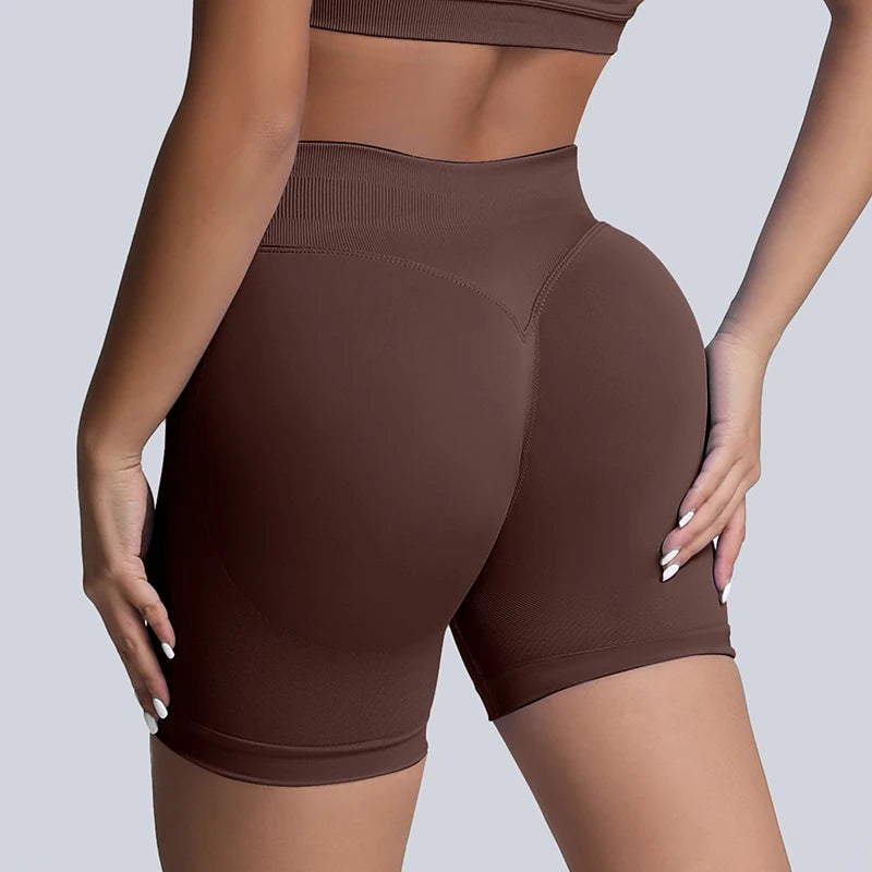 High Waist Scrunch Butt Gym Shorts