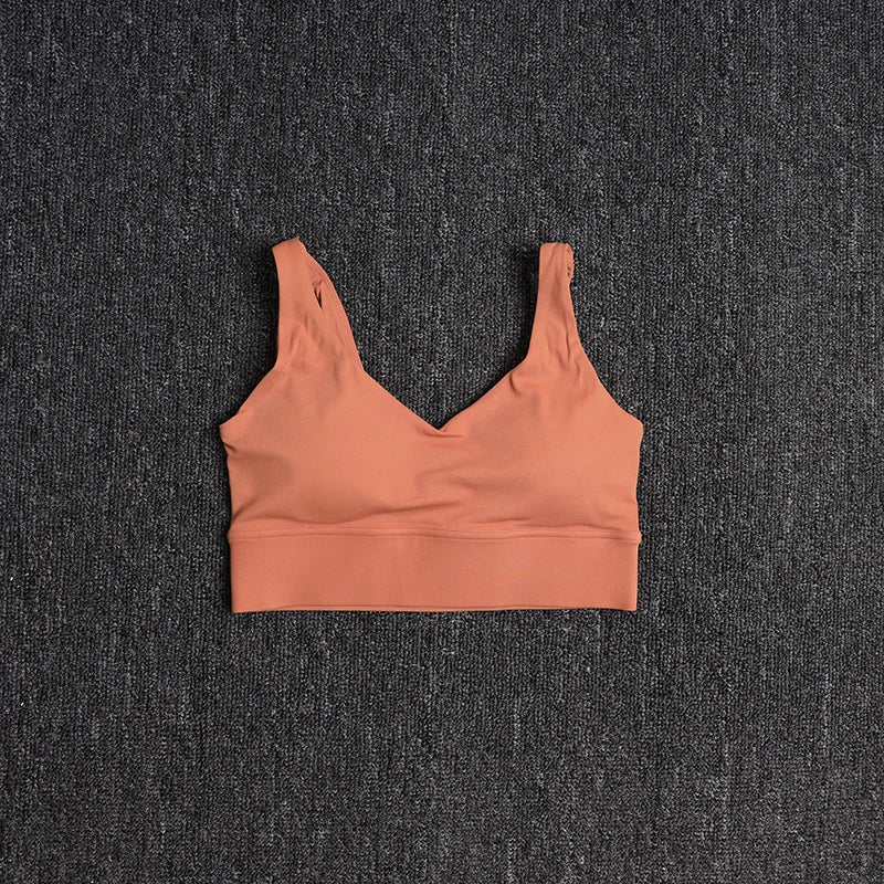 Shockproof Backless Sports Bra