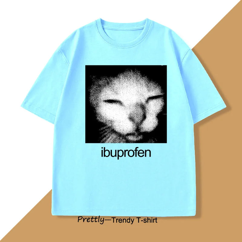 Ibuprofen Cat Meme Graphic Tee