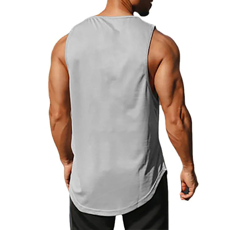 Anime Print Gym Sleeveless Vest