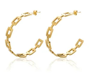 Women's Luxury Zircon Geometric Circle Hoop Earrings