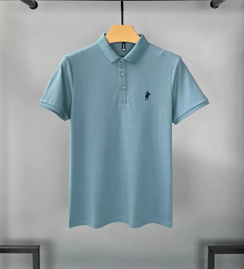 Embroidered Cotton Polo Shirt