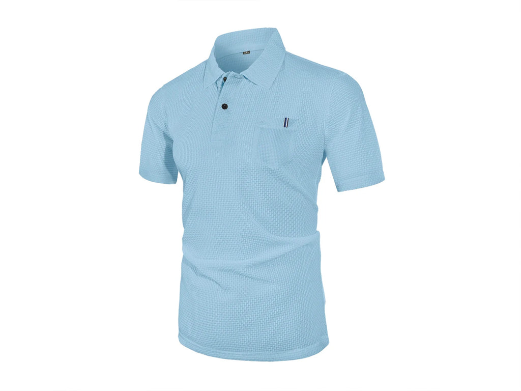Ice Silk Lapel Polo Shirt