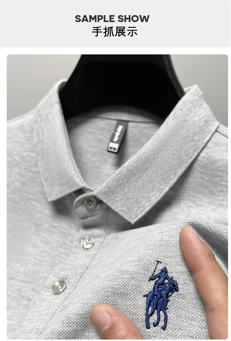 Embroidered Cotton Polo Shirt