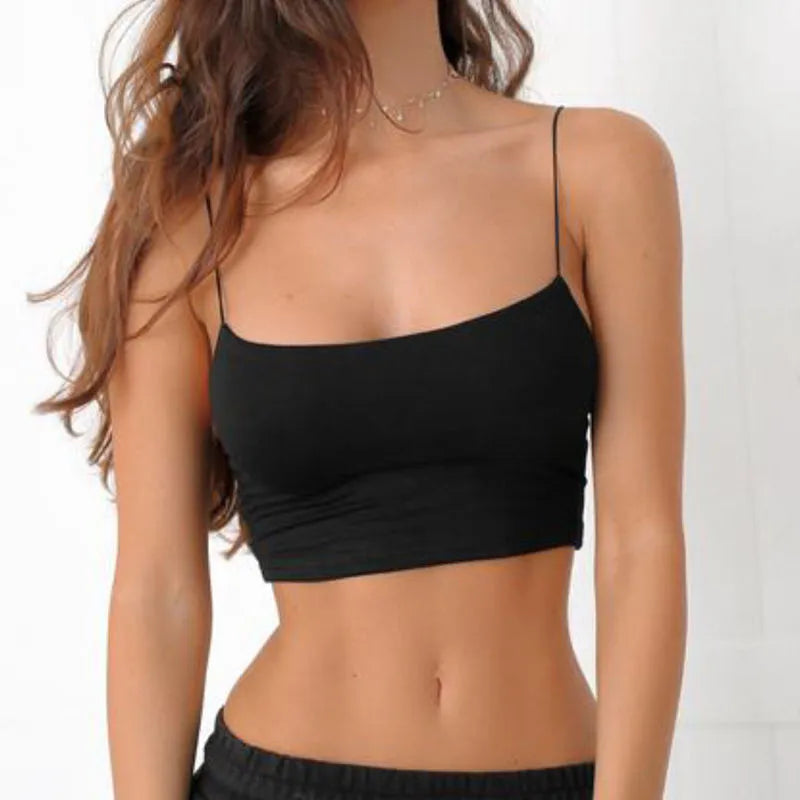 Halter Backless Crop Cami