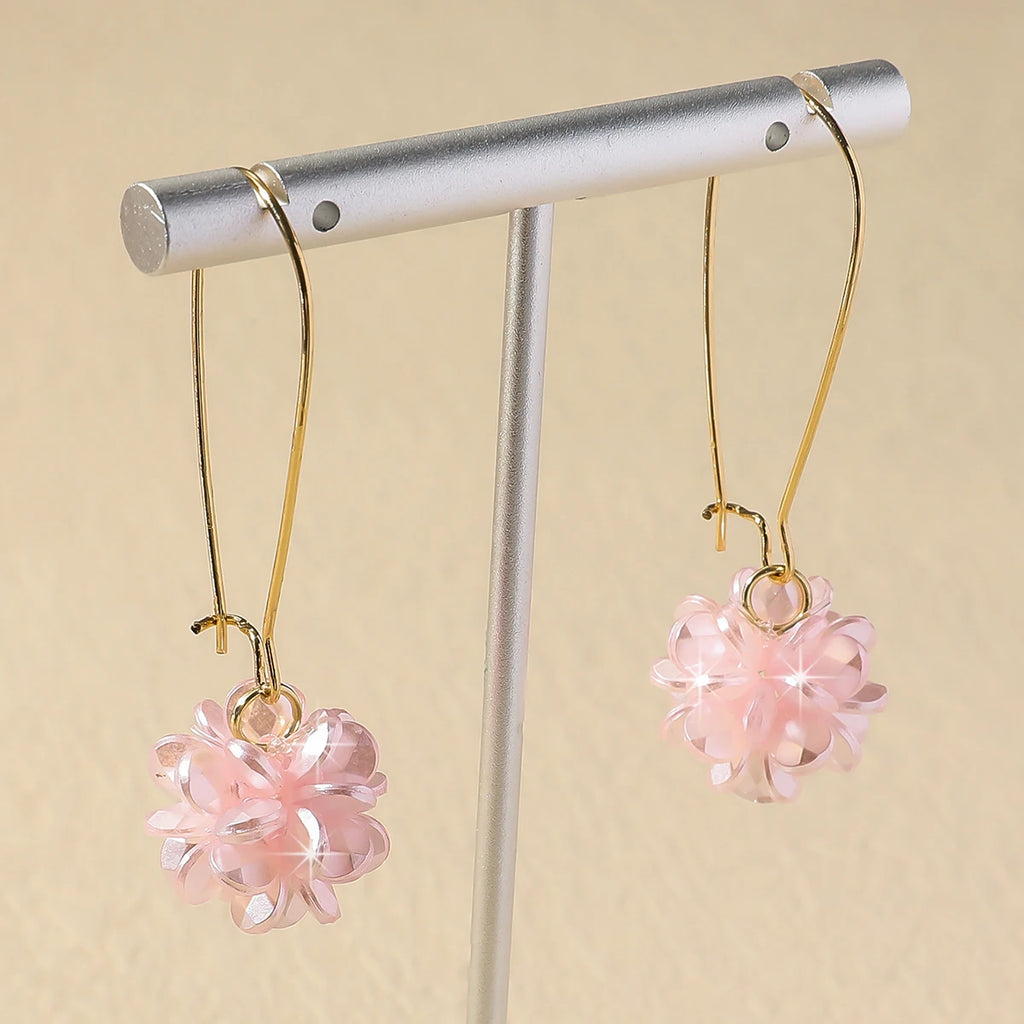Women's Korean Pearl & Butterfly Flower Earrings