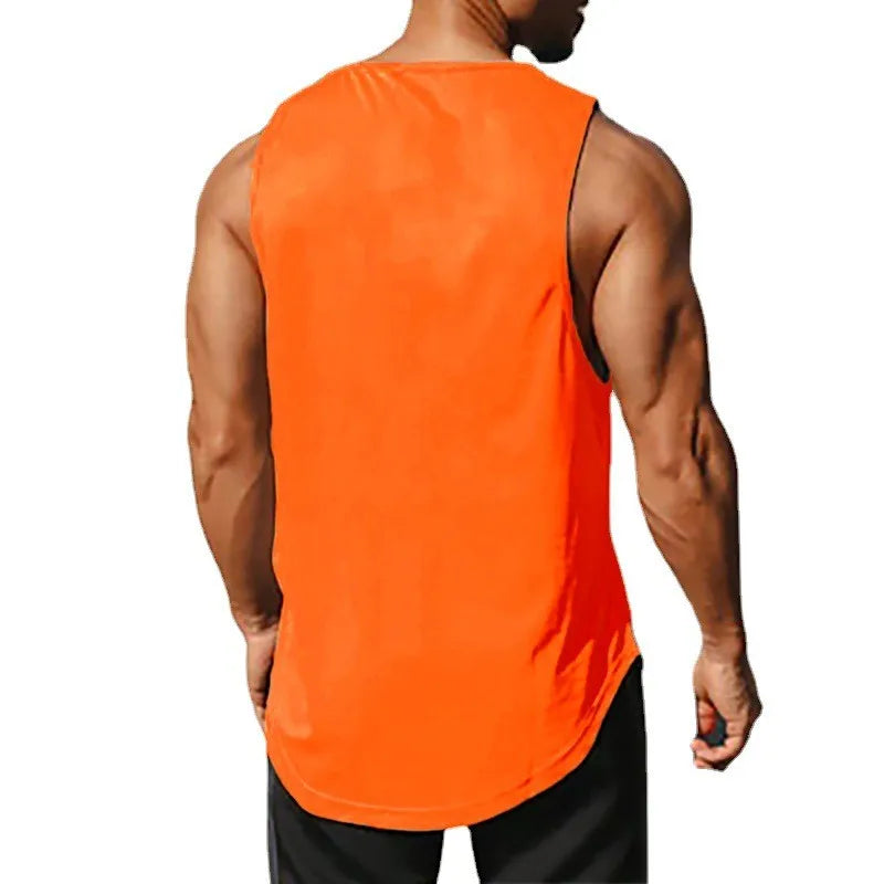 Anime Print Gym Sleeveless Vest