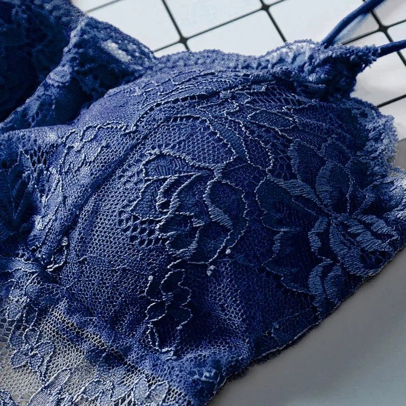 Lace Bralette Bustier Crop Top