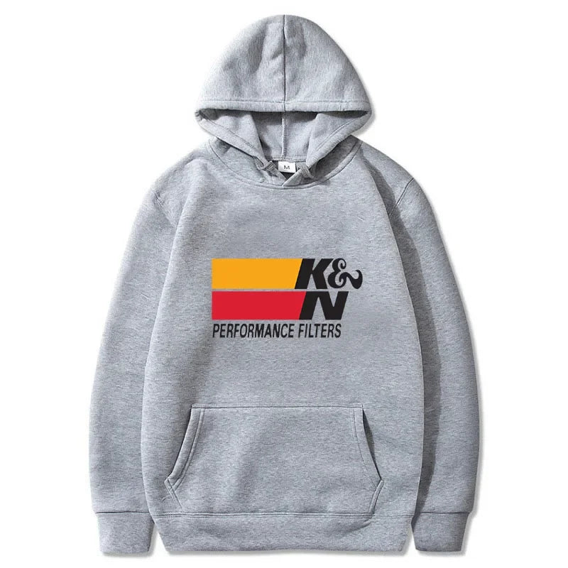 New K&N High Performance Air & Oil Filters Air Intakes Hoodie Men Cool Harajuku Funny Streetwear Male Vintage Hoody Clthoes