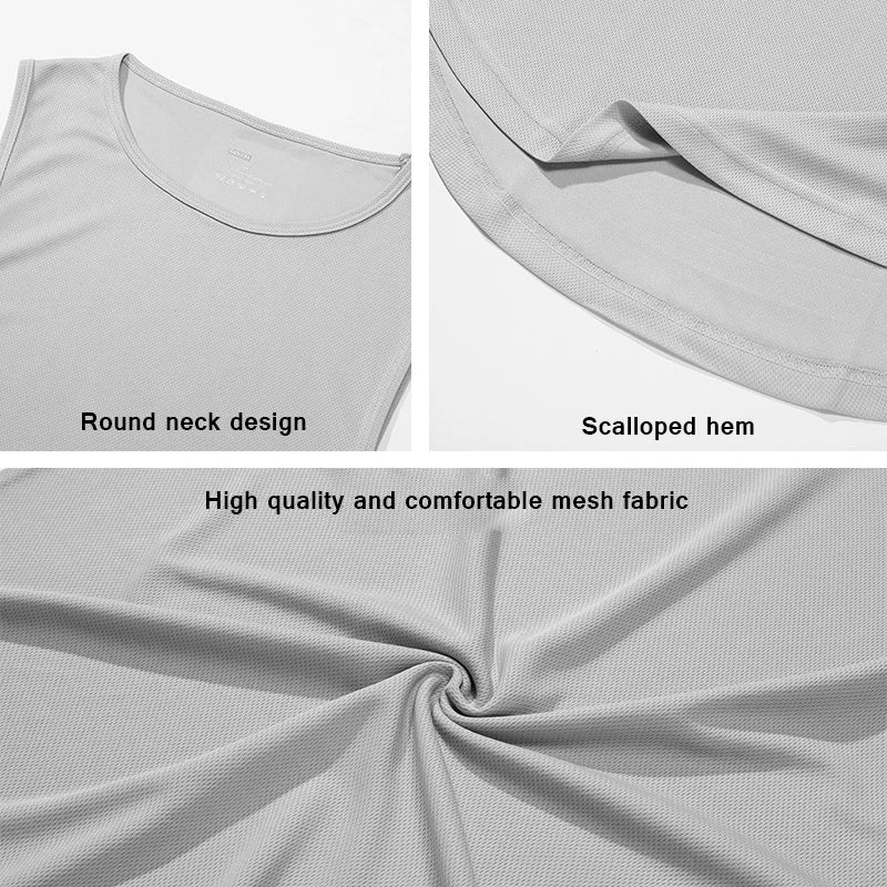 Anime Print Gym Sleeveless Vest