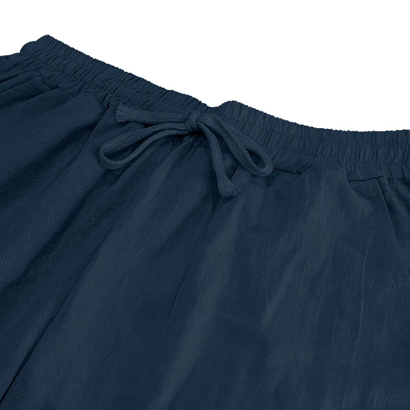 Hip-Hop Cotton Linen Outdoor Pants