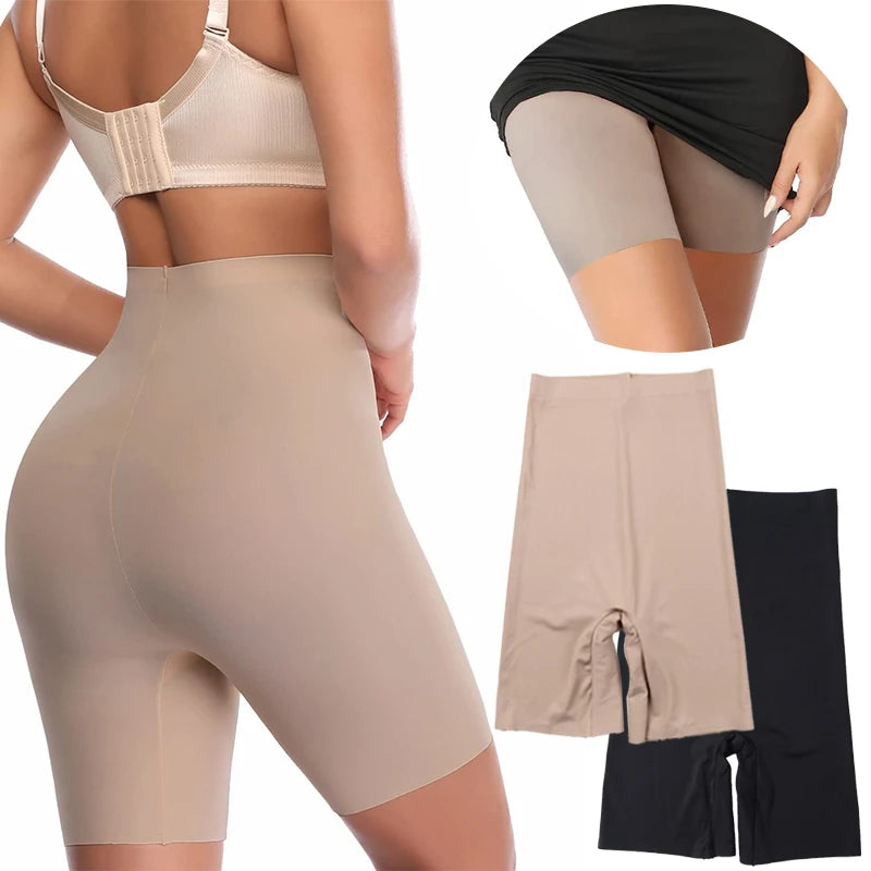 Women's High-Waist Seamless Anti-Chafing Slip Shorts