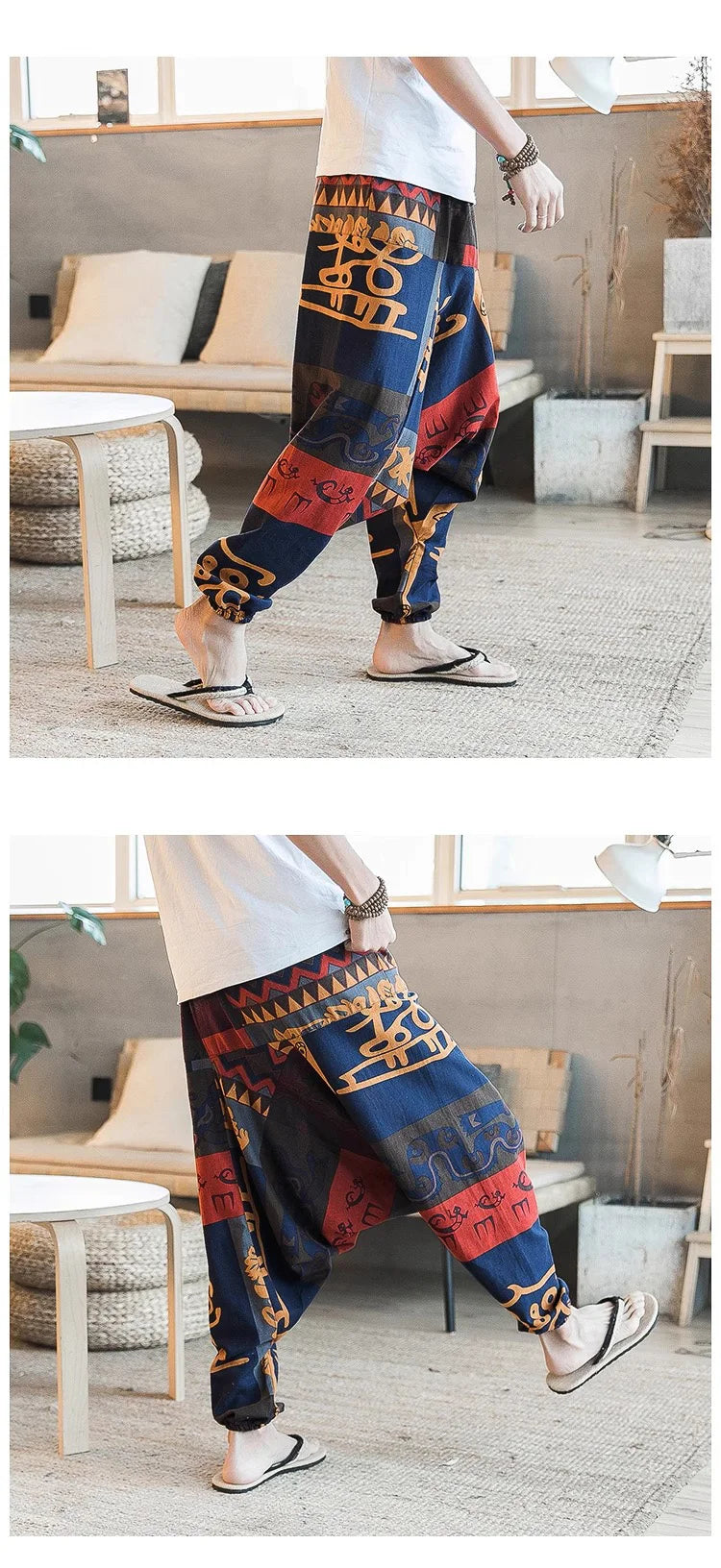 Vintage Harem Drop Crotch Joggers