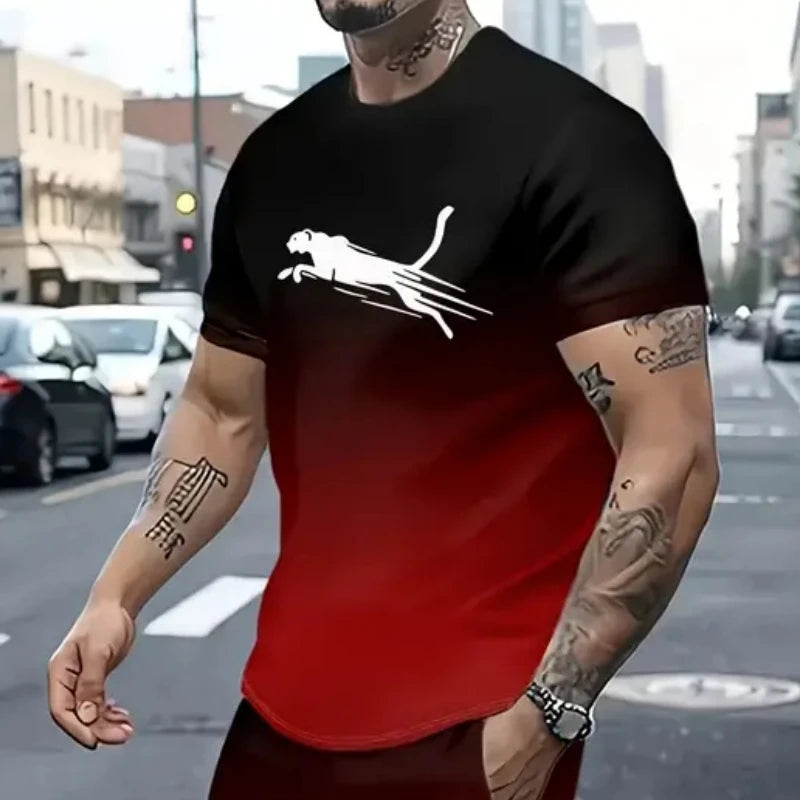 Animal Print 3D T-Shirt