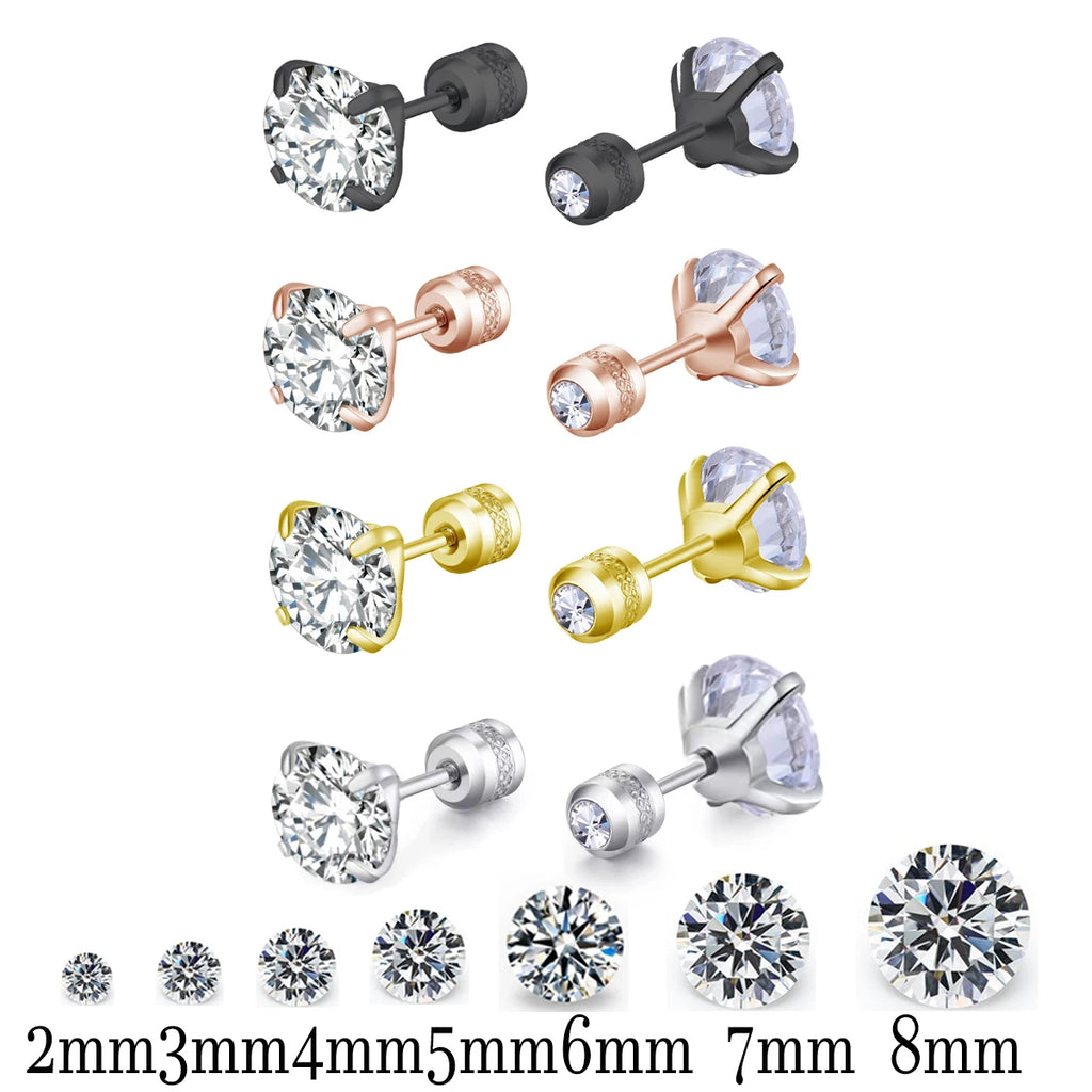 Women's Trendy Asymmetric Star & Moon Earrings