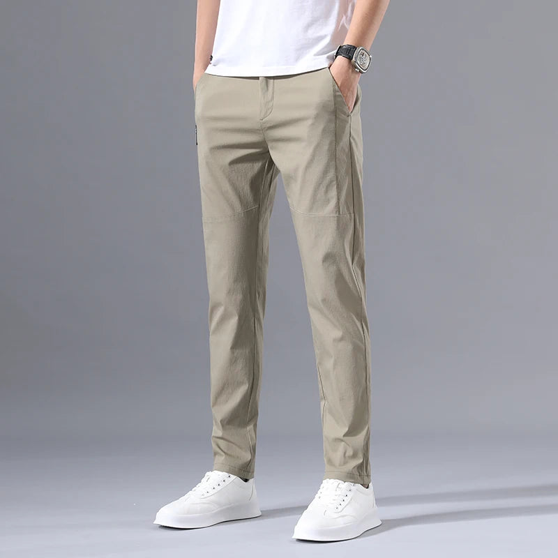 Slim Fit Stretch Chino Trousers
