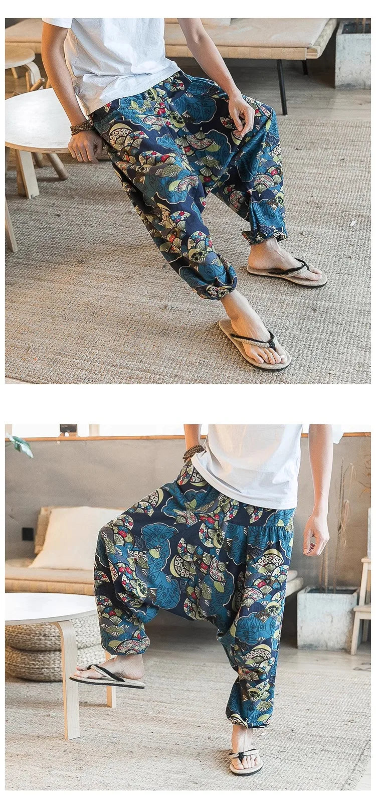 Vintage Harem Drop Crotch Joggers