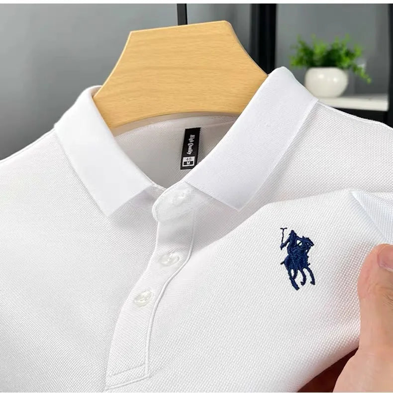 Embroidered Cotton Polo Shirt
