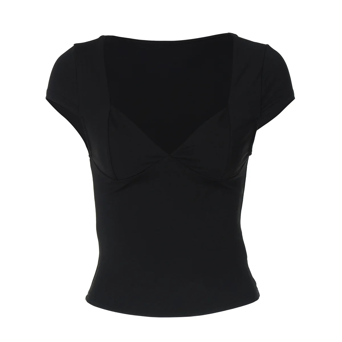 Summer V-Neck Waist Crop Top